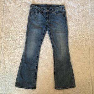 EUC Silver Jeans Co. Aiko Bootcut Jeans, Medium Wash